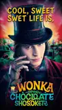 AI-generated image based on the creator’s brief: A cool Wonka and chocolate picture discribing how cool and sweet life is and the.